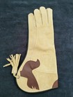 Falconry Glove Bird Handling Suede Leather 17 Inches For Eagles And Goshawk