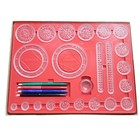 Kenner Spirograph  401 Full Drawing Set  No Paper Refill  