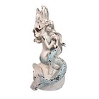 Mermaid Mother Child Figurine Undersea Fantasy Resin Statue Coastal Rustic Beach