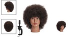 10-inch Real Human Hair Mannequin Head With Clamp - Ideal For Styling Practice