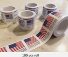 Usps Stamps 2023 Forever Us Flag Mnh Roll Of 100 Unused