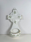 Royal Tara Bone China Celtic Cross Holy Water Font Irish Shamrock Galway Ireland