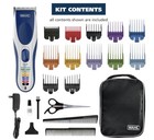 Wahl Color Pro Cordless Hair Clipper Kit Rechargeable Trimmer Open Box 9649p
