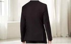 Calvin Klein Mens Front Flap Pockets Side Vents Tuxedo Blazer Black Size 42l Nwt