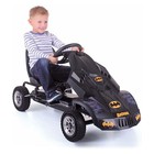 Hauck Batmobile Pedal Go Kart Batman Vehicle For Kids  Black  open Box 