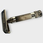 Vintage Hoffritz Double-edge Slant Razor With Original Case   4 Blades