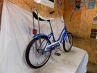 1979 Schwinn Fair Lady Stingray Banana Seat Muscle Bike Lil Chik S7 Blue Vintage