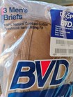 Dscp By Bvd Military Men s Briefs Sz 34 Brown 3-pack Underwear Cotton