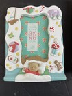 Baby Christmas Picture Frame 3 5x5 Ceramic Resin Toys Bear Holiday Nursery Decor