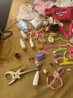 Vintage Mixed Lot Of Doll Clothes   Accessories Mostly 11   -18    - Jem Guitar