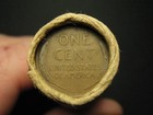     estate Sale Coins  Penny Roll 1909 Vdb Lincoln Wheat Cent Both Ends     Lot 23x