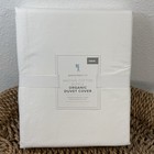 Pottery Barn Kids Washed Cotton Ruffle Organic Duvet Cover Twin xl White Soft