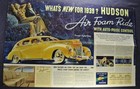 1939 Hudson Brochure Folder Six 112 Country Club Sedan Nice Original 39