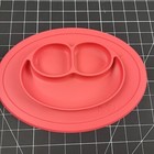 Ezpz Mini Happy Mat Red Placemat Silicone Baby Toddler Feeding Mat