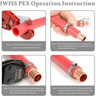 Iwiss Pex Cinch Tool For Fastening Stainless Clamps From 3 8-inch To 1-inch Astm