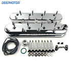 Deepmotor Cast Aluminum Tall Valve Covers For Ls1 Ls2 Ls3 Ls6 5 3 6 0 Chrome