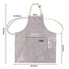 2 Pack Apron Cooking Kitchen Aprons Adjustable Bib Apron With 2 Pockets For Men 