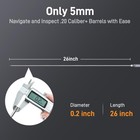 Teslong Rigid Rifle Borescope Usb C Gun Bore Scope Cleaning Camera Fits  20 Cali