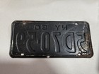 Vintage 1950 New York License Plate Tag 5d70-59