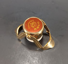 Vintage Krug Champagne Bottle Stopper Topper Saver Gold Tone Made In France