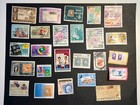25 Stamps On Stamps From Around The World- No Duplicates - Free Shipping