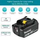 Genuine Makita Bl1850b-2 Lxt 18v Li-ion 6 0 Ah Power Tool Battery Pack   Charger