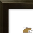 Craig Frames Mossehaus  Contemporary Dark Walnut Brown Picture Frame