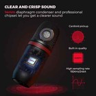 Usb Microphone  Computer Condenser Gaming Mic For Pc laptop ps4 5  Blac