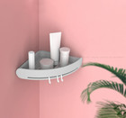 Shower Storage Rack Bathroom Shelf Organizer Corner Shelves Wall Mounted Toilet