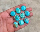 1-500 Pcs Mohave Turquoise In Wholesale Rings Lot Bulk  Silver Plated Whr-81