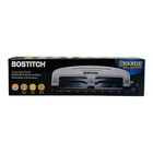 Bostitch Three-hole Punch 12-sheet Ez Squeeze 9 32  Holes 3 Hole Punch Silver