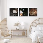 Wood Vinyl Record Frame For The Wall  Display 12 5x12 5 Album Cover