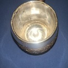 Nice Antique Black Forest Hand Carved Wood Wooden Leafs Stein Mug  Silver Lined