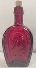 Wheaton Miniature Glass Bottles - Vintage - Lot Of 3 - 2 Ruby Red  1 Blue