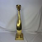 Antique Solid Brass Cobbler Stand Shoeshine Foot Rest 16   h