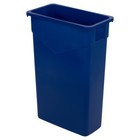Carlisle 34202314 Trimline Blue 23 Gallon Trash Can