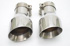1320 Performance Exhaust System   Midpipe W polish Tips For 16-20 Infiniti Q50