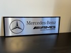 High Quality Brushed Aluminum Amg Mercedes Racing Garage Sign