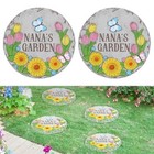 2 Pack   s Garden Stepping Stone  10 Inch s Stepping Stones 2x 10 Inch Nana