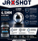 10 000 Silver Zinc Plated Metal Bbs 4 5mm   177 Cal  - Jaxshot  bc Precision 
