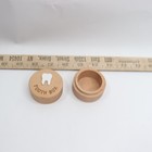 Baby Keepsake Kids Teeth Storage Container Box Wood 1 97  X 1 97  X 1 57 