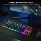 Pulsar Pk011 Lunar Aluminum Alloy Tkl Rgb Mechanical Gaming Keyboard Blue Switch