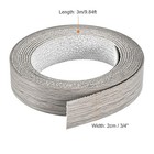 Edge Banding  3 4 Inch X 9 84ft Pre-glued Wood Veneer Edging Iron-on Flexible