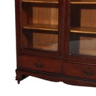 Arts   Crafts Oak 2-door   2-drawer Bookcase With Cutout Gallery C1910