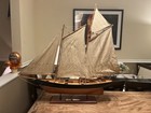 Large 32    33 Wooden Sailboat Model America 1851 Ship