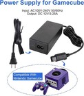 Ac Adapter Power Supply   Av Cable Cord For Nintendo Gamecube Gc Charger Video