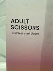 Yoobi Adult Scissors Blue Handle Rainbow Blade Stainless Steel