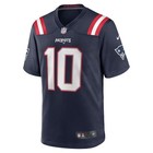 Men s New England Patriots Drake Maye Stitched Navy Player Game Nwt