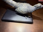 Vintage Mid Century Roadrunner Pheasant Figurine   made In Japan    Bronze Look 14   