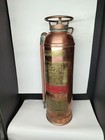Antique Kontrol Stempel Semi-polished Copper Brass 2 5 Gallon Fire Extinguisher